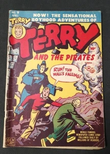 Terry and the Pirates #9 1948 EDAD DE ORO HARVEY PUBLICACIONES BUENAS - Imagen 1 de 2
