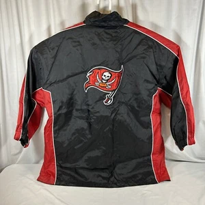 Tampa Bay Buccaneers Windbreaker doppelseitige Jacke XL rot Full Zip Langarm - Bild 1 von 12