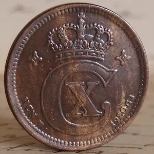 DINAMARCA. 5 horas de bronce 1920. ESCASO. - Imagen 1 de 2