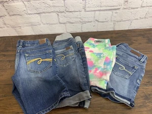 Lot of 4 girls shorts Justice brande size 10 - Picture 1 of 11