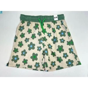 Cotton On Kids Boys Benny Boardshort Swag Green Floral Size 13-14 - Picture 1 of 6