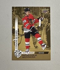 2023-24 Game Dated Moments #2 RC Connor Bedard GOLD Epack Only - Live In Hand
