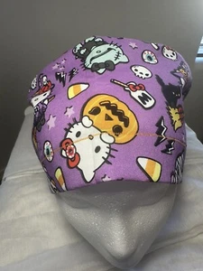 Hello Kitty Halloween Euro Scrub Cap - Picture 1 of 3