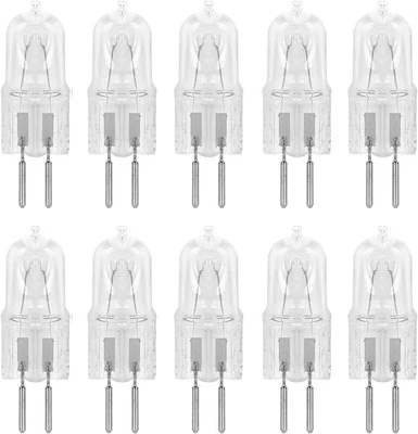10 Pack Clear Dimmable T4 Q50/GY6.35/CL/120V GY6.35 JCD 10 Count (Pack of 1)  - Image 1 of 4