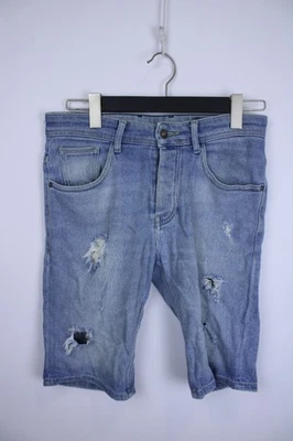 Pantalones Cortos de Jean DSQUARED2 Azul Denim Algodón Envejecido Diseño de 5 Bolsillos Talla 30 Foto 1 de 4