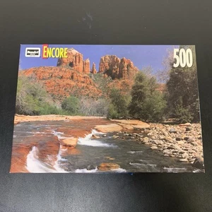 RoseArt Encore 500 Piece Jigsaw Puzzle of Red Rock Crossing Sedona AZ - Complete - Picture 1 of 7