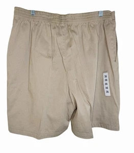 NWT Set of 3 - Sun River Men’s Khaki Casual Shorts Size 36 Elastic Waist Pockets - Picture 1 of 6