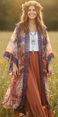 Chal CAROLINE MORGAN Talla 12 Cristales Multicolores Lentejuelas Largo Fiesta Crucero Foto 1 de 4