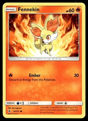 Fennekin (14) 14/131 SM06 SM - Forbidden Light - Image 1 of 2