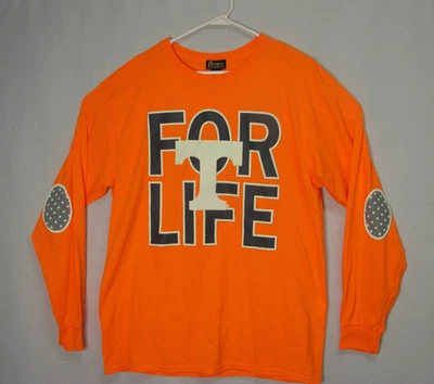 Gameday Couture Tennessee Volunteers For Life Long Sleeve Shirt Elbow Patches L - Image 1 of 4