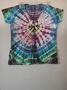 Gildan V Neck T Shirt  3X Tie Dye - Picture 1 of 5