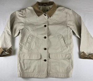 Vintage LL Bean Field Coat Women's Medium Flannel Lined Barn Work Jacket Canvas. - Picture 1 of 11