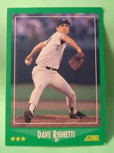 1988 Score - Dave Righetti #351 - New York Yankees - Picture 1 of 2