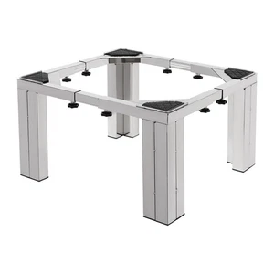 Supporto Asciugatrice Acciaio Inox Piedistallo Lavatrice Alzata Regolabile - Foto 1 di 19