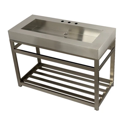 Kingston Brass KVSP4922A Kingston Commercial 49" Single Basin - Brushed - Image 1 of 4