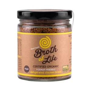 Broth of Life Organic Dehydrated Chicken Broth 90g FODMAP Friendly - Picture 1 of 1
