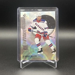 2020-21 SP Rookie Authentics K’Andre Miller RC Silver Refractor #130 Hurricanes  - Picture 1 of 2