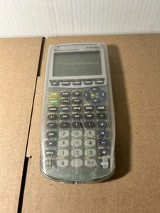 Texas Instrument TI-83 Plus Silver Edition Calcolatrice Grafica Trasparente con Cover - Foto 1 di 6
