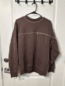 jacquemus Herren Le Sweatshirt Fio Sweatshirt Pullover Gr. XL - Le Farbe: Braun - Bild 1 von 3