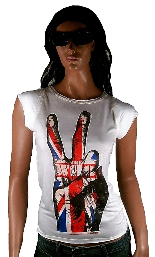WoW Amplified Official The Who Union Jack Victory 70'S Vintage Print T-Shirt XS - Image 1 of 1