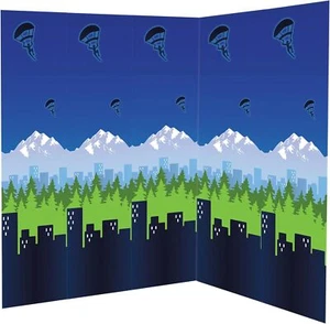 Battle Royal Video Game War Kids Birthday Party Decoration Backdrop Room Roll - Picture 1 of 1