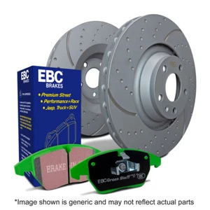 EBC PD11KF1293 Front TGD Discs & Greenstuff Pads for Ford Fiesta ST Mk7 12-17 - Picture 1 of 4