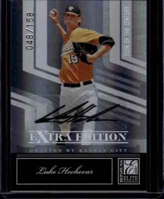 2007 Donruss Elite Extra Edition Signature Turn of the Century #28 Luke Hochevar - Image 1 of 2