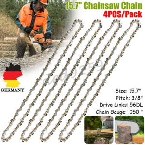 4x 16zoll 40cm Sägekette 56TG 3/8 P 1,3mm Für Makita Einhell Dolmar Ikra Kette - Bild 1 von 8