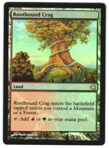 MTG Rootbound Crag FOIL Premium Deck Series Slivers H09 Rare Land Unplayed NM - Picture 1 of 2