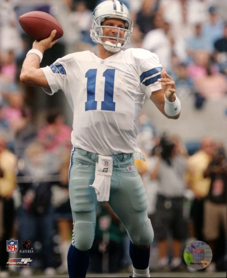 FOTO DE ACCIÓN DE DREW BLEDSOE Dallas Cowboys 8X10 #1 Dallas Cowboys Foto 1 de 1