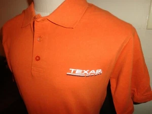 Vintage 90er Red Oak UT Texas Longhorns orange bestickt Baumwolle Polo Shirt Erwachsene M - Bild 1 von 8