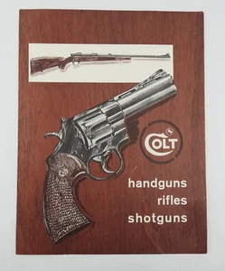 Vintage Colt Firearm Advertising Booklet Handgun Rifle Shotgun Illu Catalog - Picture 1 of 5