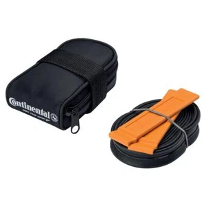 Continental Road Saddle Bag 700 x 20-25 Presta 60mm Valve Tube And Tyre Levers - Imagen 1 de 1
