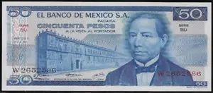 Mexico 50 Pesos 1973 Unc - Picture 1 of 1