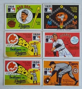 LARRY GARDNER SIGNED 1971 FLEER LAUGHLIN #14 1916 WORLD SERIES CARD RED SOX - Picture 1 of 1