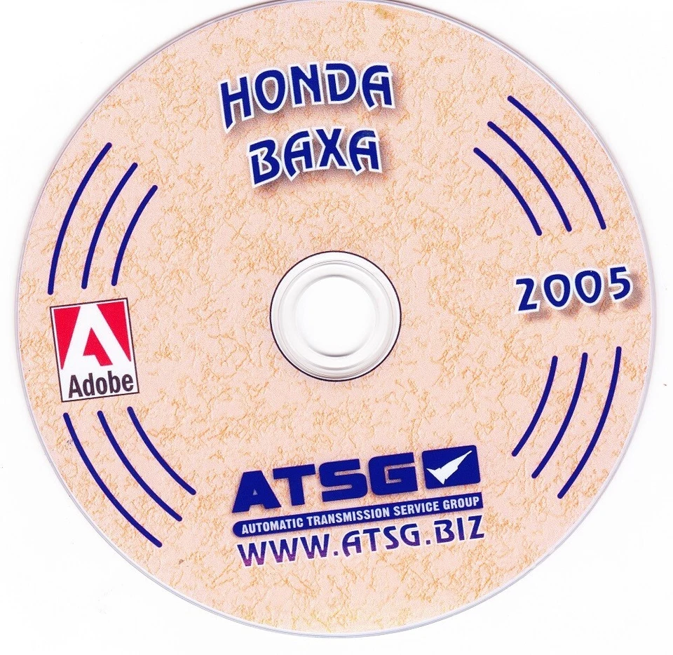 CD manual de reconstrucción de transmisión automática ATSG Honda BAXA, Prelude M6HA Foto 1 de 1
