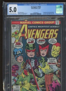 Avengers #154 (12/1976) CGC 5.0 VG/FN - Picture 1 of 3