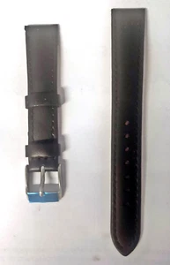 New Original Elysee Watch Strap Genuine Leather Black 16mm E701 - Picture 1 of 2