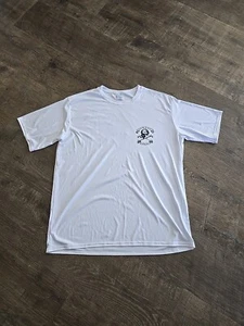 RARE university Hawaii Rainbow Warriors SAILING Team WHITE Skull Logo Shirt 2x - Picture 1 of 6