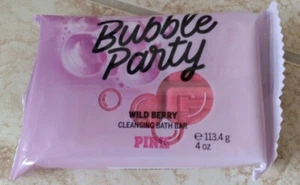 Victoria's Secret PINK Bubble Party Cleansing Bath Bar! Wild Berry Brand New!!!  - Picture 1 of 4