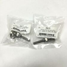 Lot of 2 S&W SSW-0 Level-It Leveling Foot Mounts 303 Stainless, 1/4-20 Stud