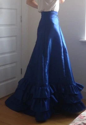 Hecho a mano estilo eduardiano (principios de 1900) Trenes cola de pez falda enaguas, nuevo Foto 1 de 4