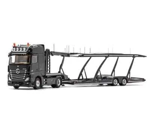 1:64 Mercedes-Benz Actros 8 car Auto Transporter – BLACK **MUST READ DESCRIPTION - Picture 1 of 24