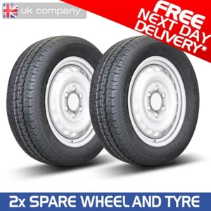 2x 16" Iveco Daily 2007-2024 Full Size Spare Wheels and 225/65 R16 Tyres - Picture 1 of 1