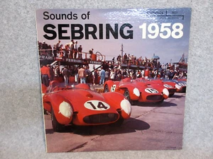 1958 SEBRING GRAND PRIX SPORTS CAR RACE Riverside Record RLP 5011 Excellent - Picture 1 of 3