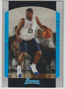 2004 Bowman - ANDRE EMMETT - RC #132 Memphis Grizzlies