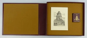 seltenes Minibuch im Etui mit Heft: 175 Jahre Völkerschlacht bei Leipzig - Picture 1 of 12