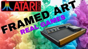 Atari 2600 Framed Video Games Variations Original Working Games - Picture 1 of 20