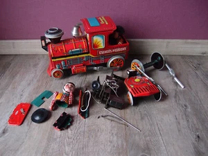 Eisenbahn Blechspielzeug csengos mozdony Lokomotive Ersatzteilspender Bastler - Bild 1 von 5