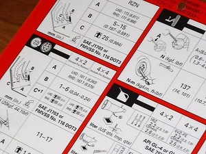 Toyota CARINA TA60 TA62 Benzin BJ 1982 Service Datenblatt WERKSTATT HANDBUCH - Bild 1 von 8